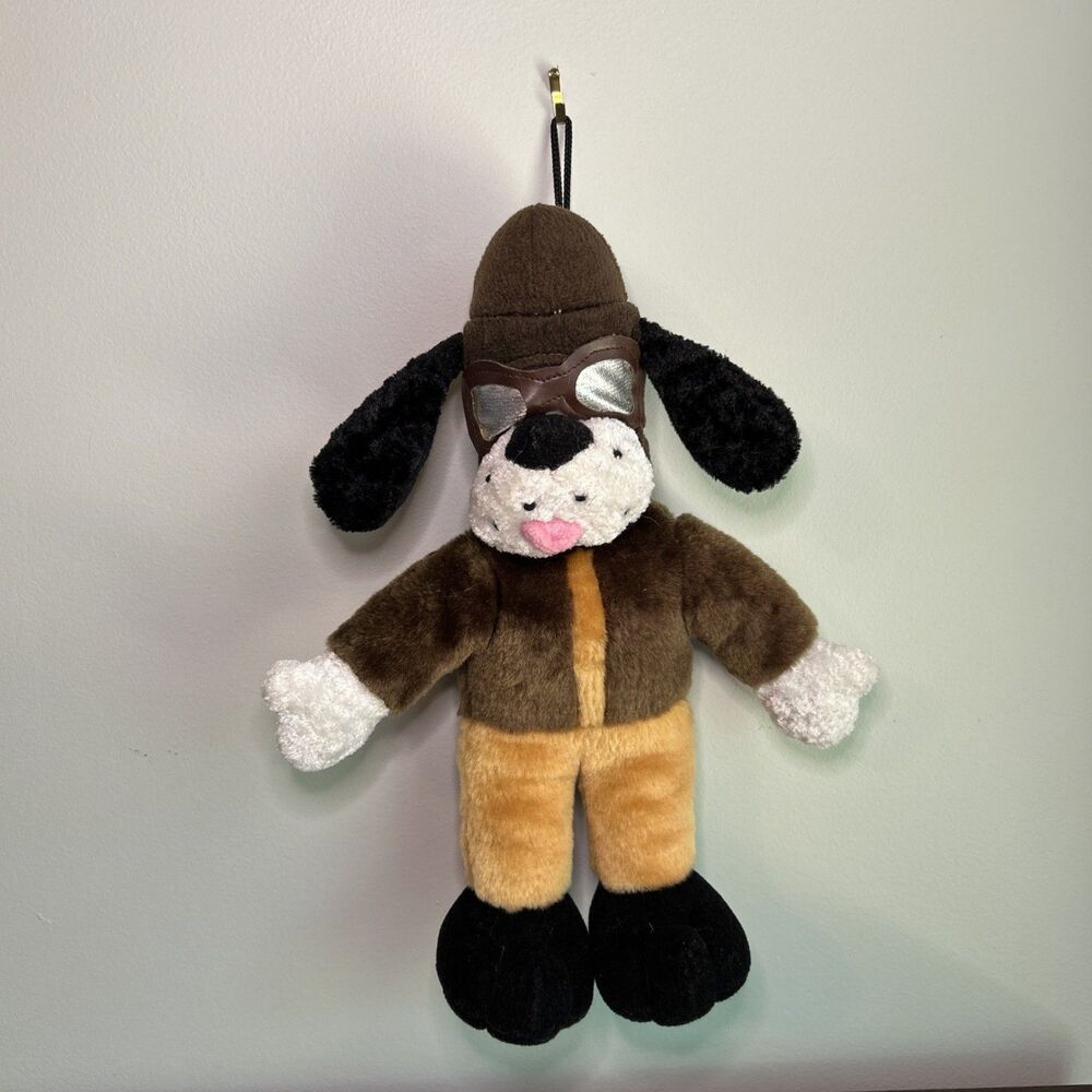 Top Dog Airlines Pilot Aviator Dog Plush Stuffed Animal w/ SOUND